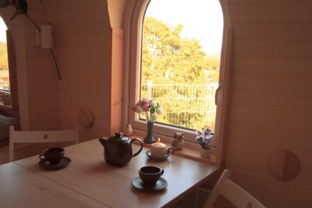 Ferienwohnung Schmidis Igluhuts Im Pfaffenwinkel - Tiny House 1 Apfeldorf Exterior foto